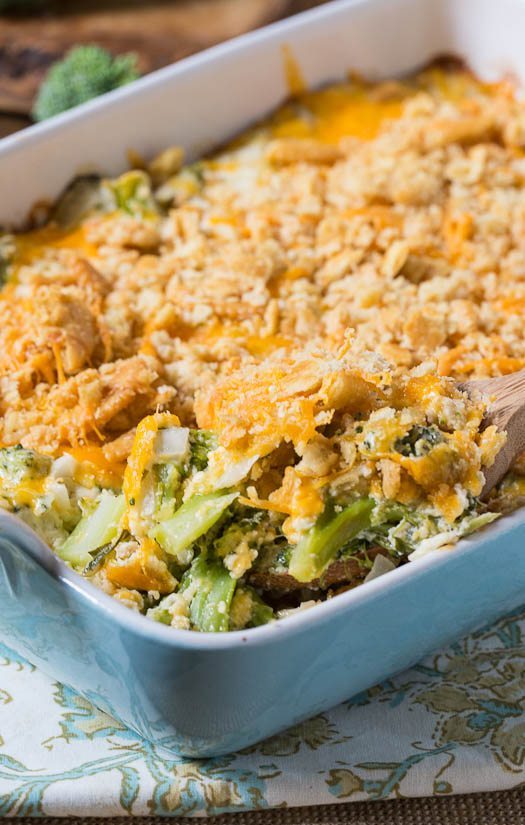 Broccoli Casserole by Spicy Southern Kitchen
