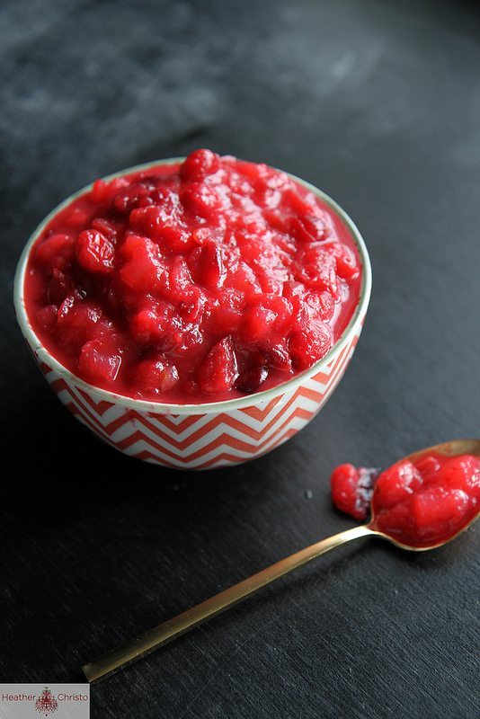 Cranberry Pear Sauce by Heather Christo