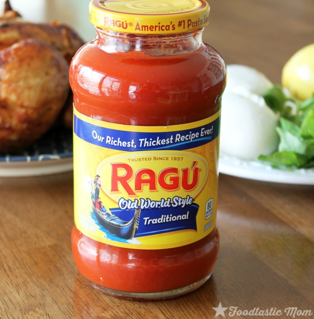 Chicken Margherita Freezer Lasagna with Ragu by Foodtastic Mom