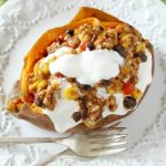 Slow Cooker Stuffed Sweet Potatoes