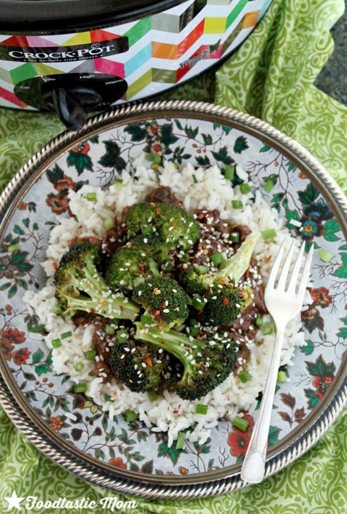 Slow Cooker Beef and Broccoli by Foodtastic Mom