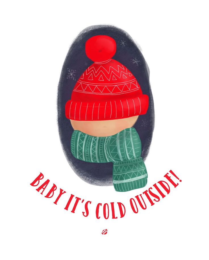 Baby It's Cold Outside Free Printable by Lost Bumblebee