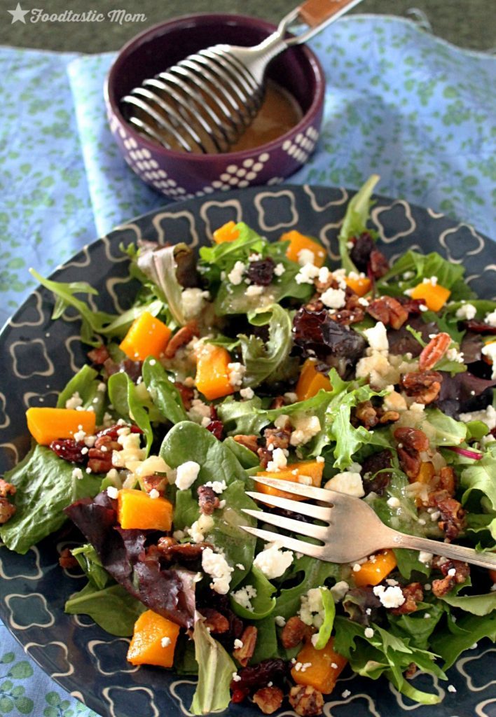 Harvest Salad with Sugared Pecans by Foodtastic Mom