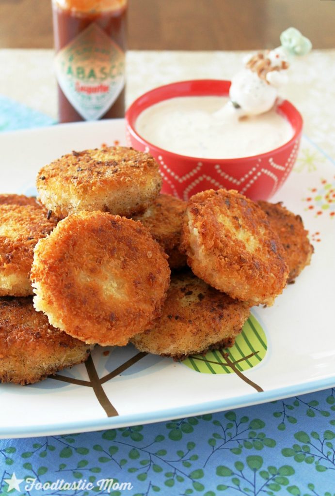 Potato Ham Croquettes with Chipotle Tabasco Sauce by Foodtastic Mom