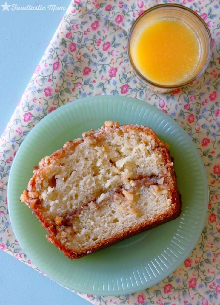 The Best Sour Cream Coffee Cake by Foodtastic Mom