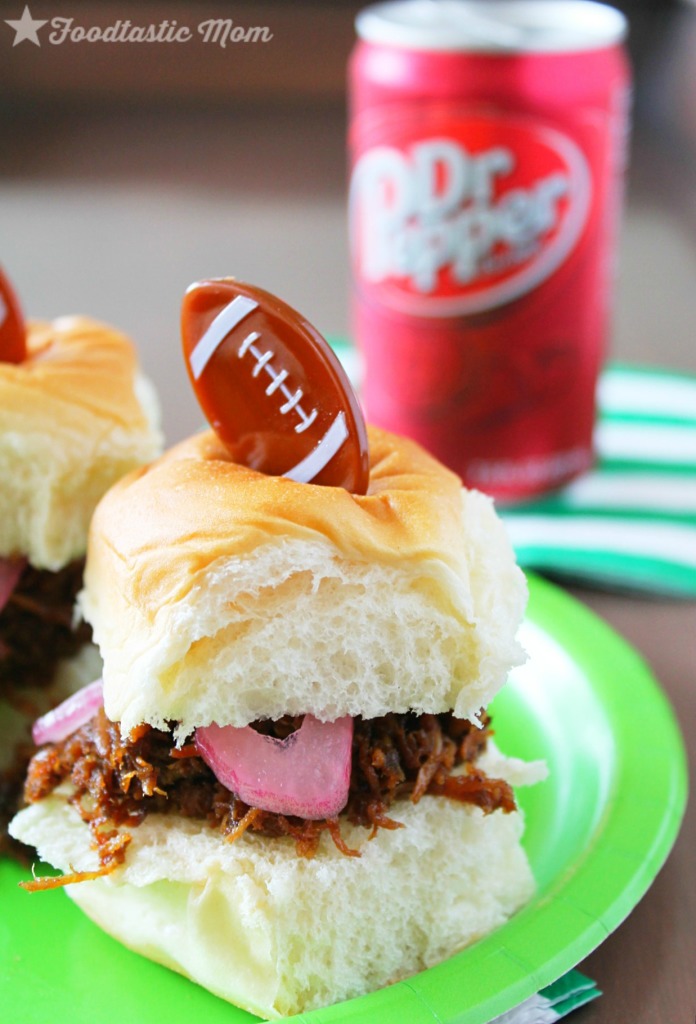Chicken Sliders with Dr Pepper Glaze by Foodtastic Mom