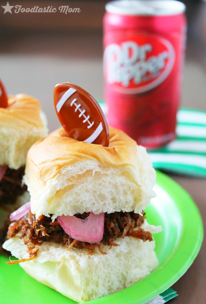 Chicken Sliders with Dr Pepper Glaze - Foodtastic Mom