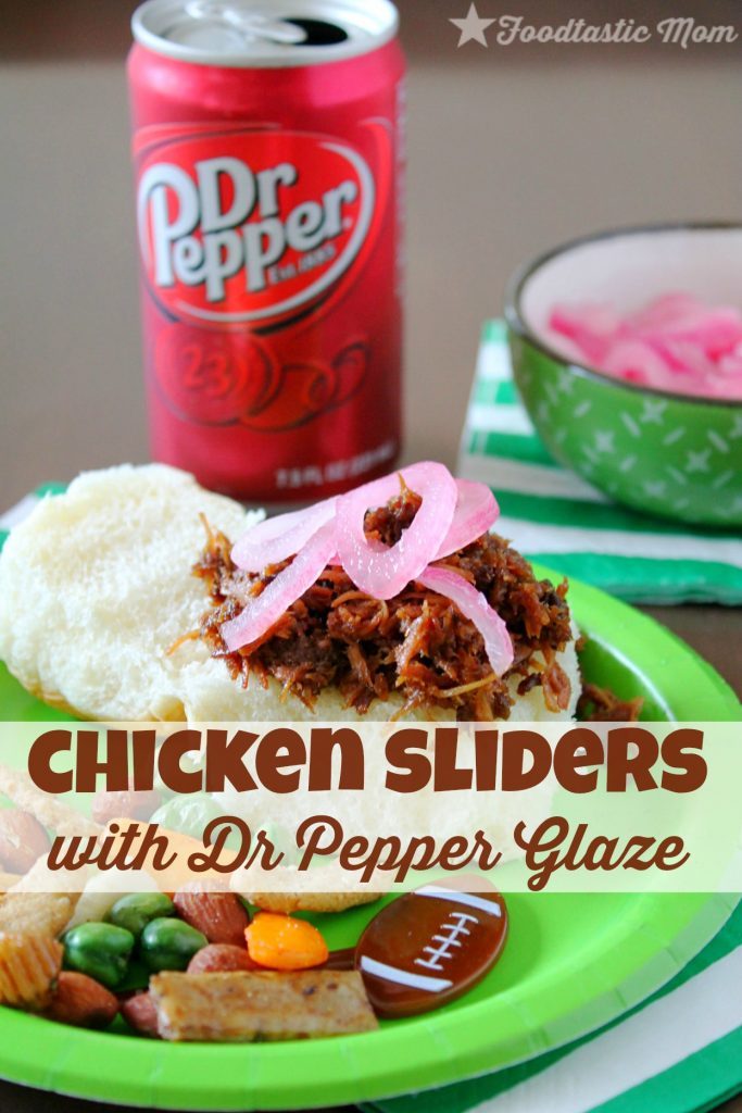 Chicken Sliders with Dr Pepper Glaze by Foodtastic Mom