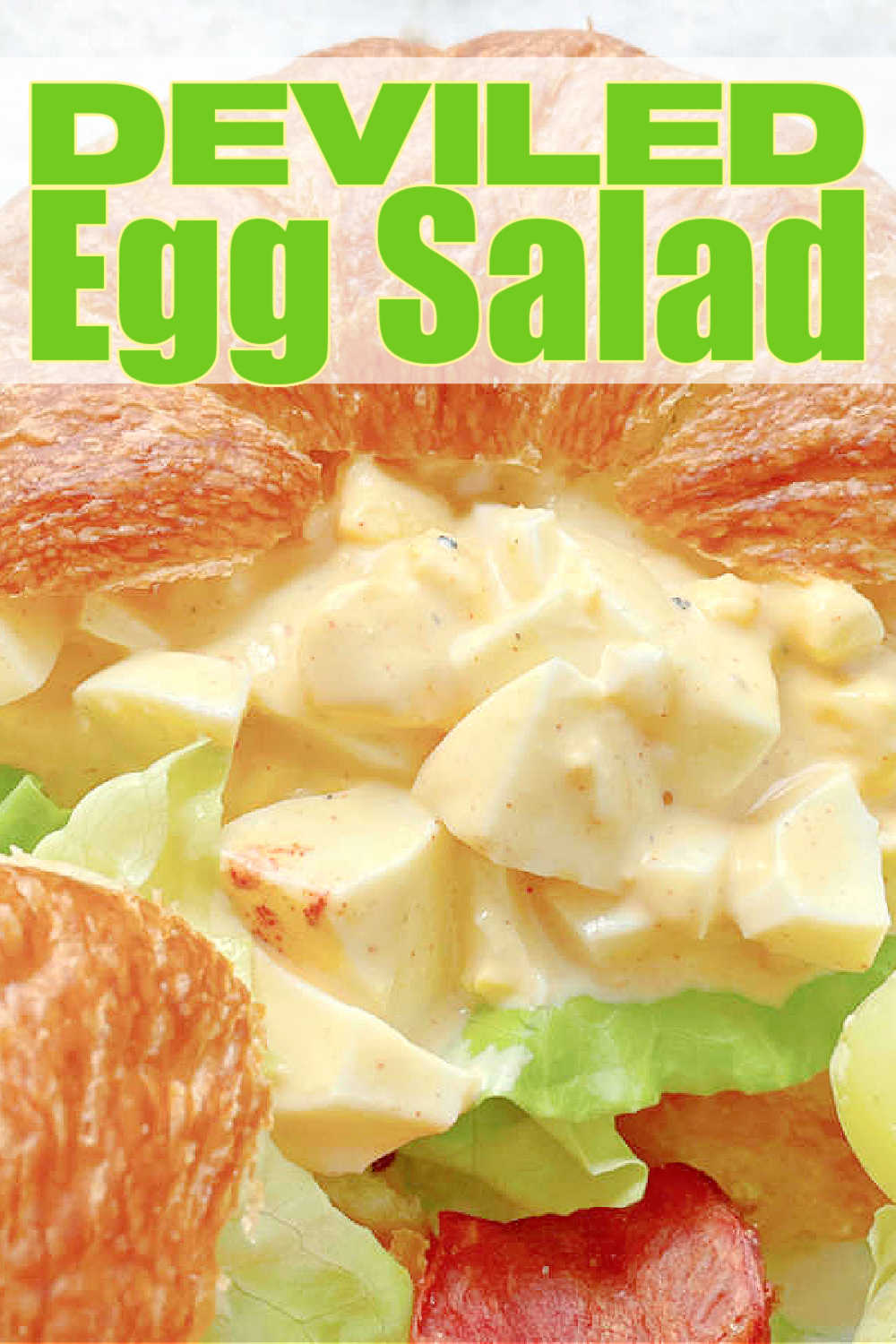 Deviled Egg Salad | Foodtastic Mom #eggsalad #deviledeggs #deviledeggsalad #deviledeggrecipe via @foodtasticmom