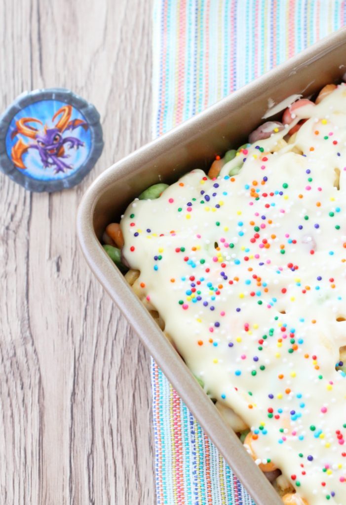 Celebration Squares with Fruity Cheerios by Foodtastic Mom