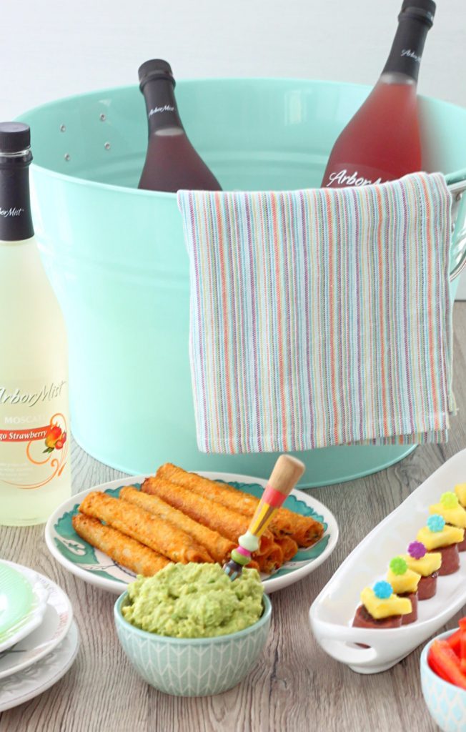 Mango Chipotle Sorbet Float with Arbor Mist by Foodtastic Mom