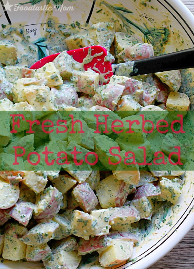 Fresh Herbed Potato Salad by Foodtastic Mom