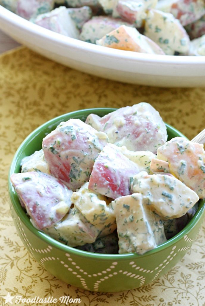 Fresh Herbed Potato Salad by Foodtastic Mom