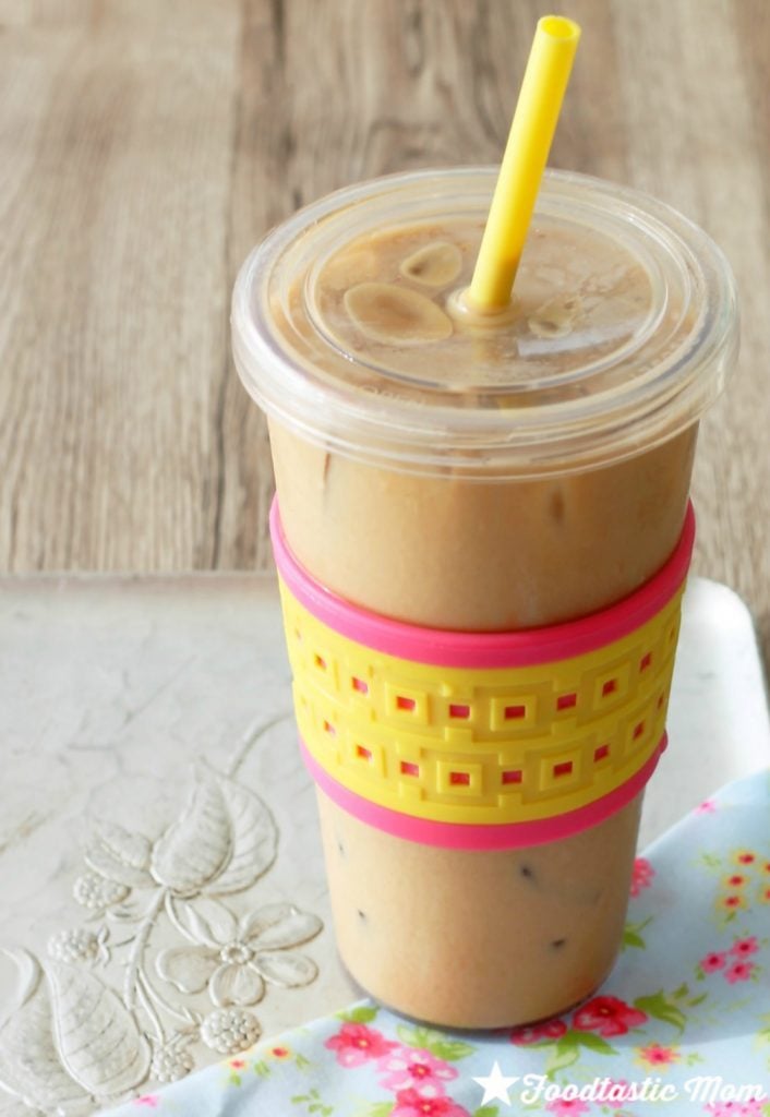 The Best Iced Coffee (only 70 calories) by Foodtastic Mom 