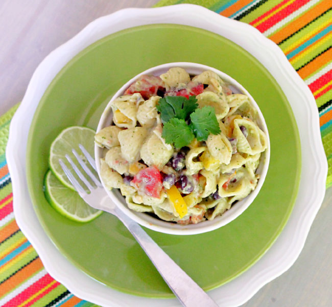 Mexican-style Pasta Salad by Foodtastic Mom