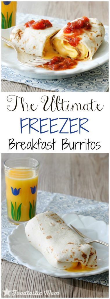 The Ultimate Freezer Breakfast Burritos by Foodtastic Mom