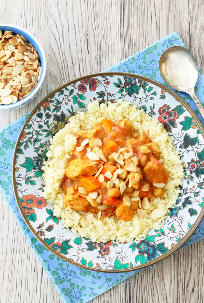 Freezer Slow Cooker Chicken Tagine by Foodtastic Mom #freezerfridays