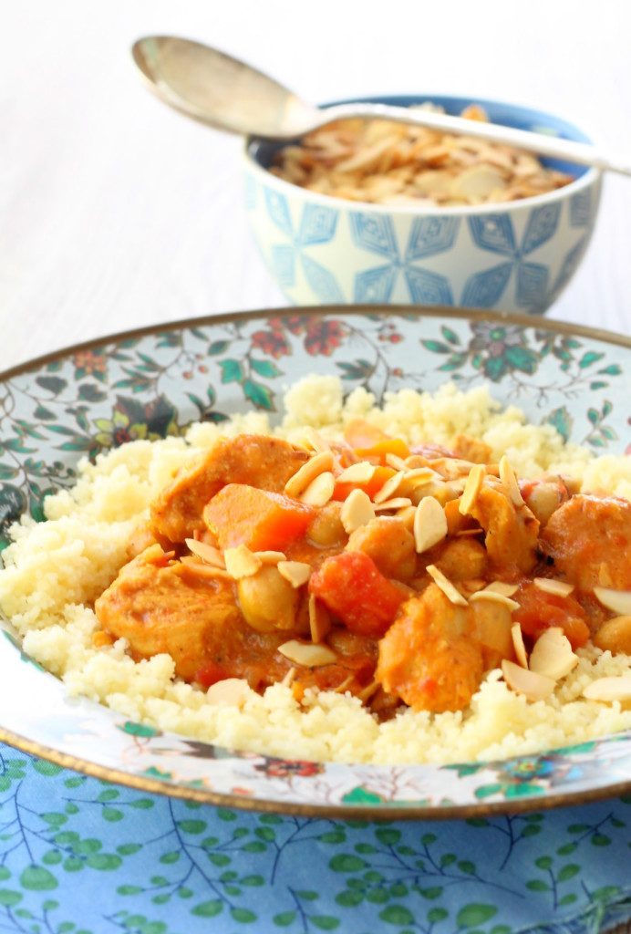 Freezer Slow Cooker Chicken Tagine by Foodtastic Mom #freezerfridays