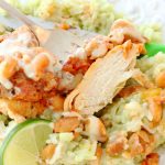 Salsa Chicken with Avocado Lime Rice