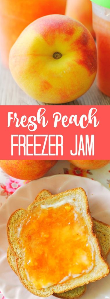 Fresh Peach Freezer Jam
