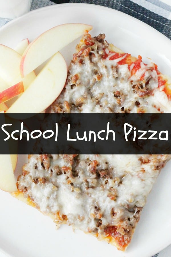 Copycat Lunch Lady Pizza | Foodtastic Mom #backtoschool #pizza #copycatrecipe #pizzarecipe #schoolpizza via @foodtasticmom