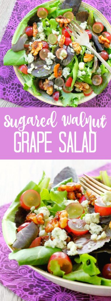 Sugared Walnut Grape Salad