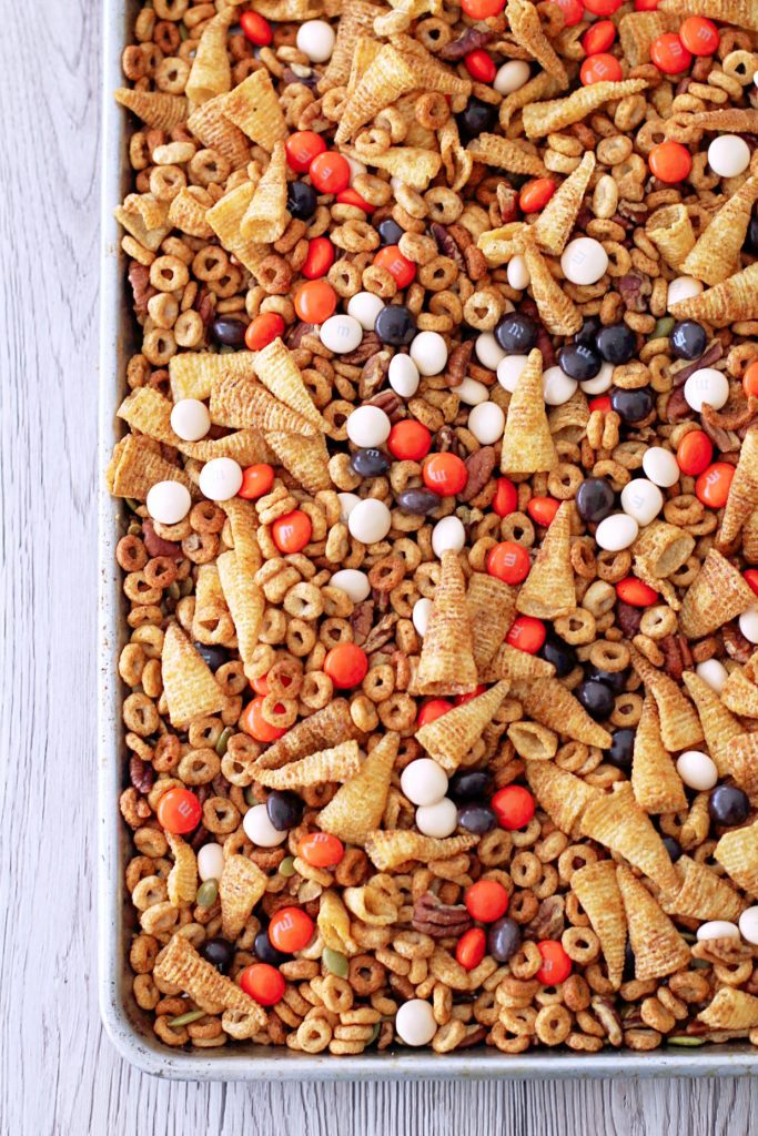 Pumpkin Spice Cheerios™ Snack Mix by Foodtastic Mom