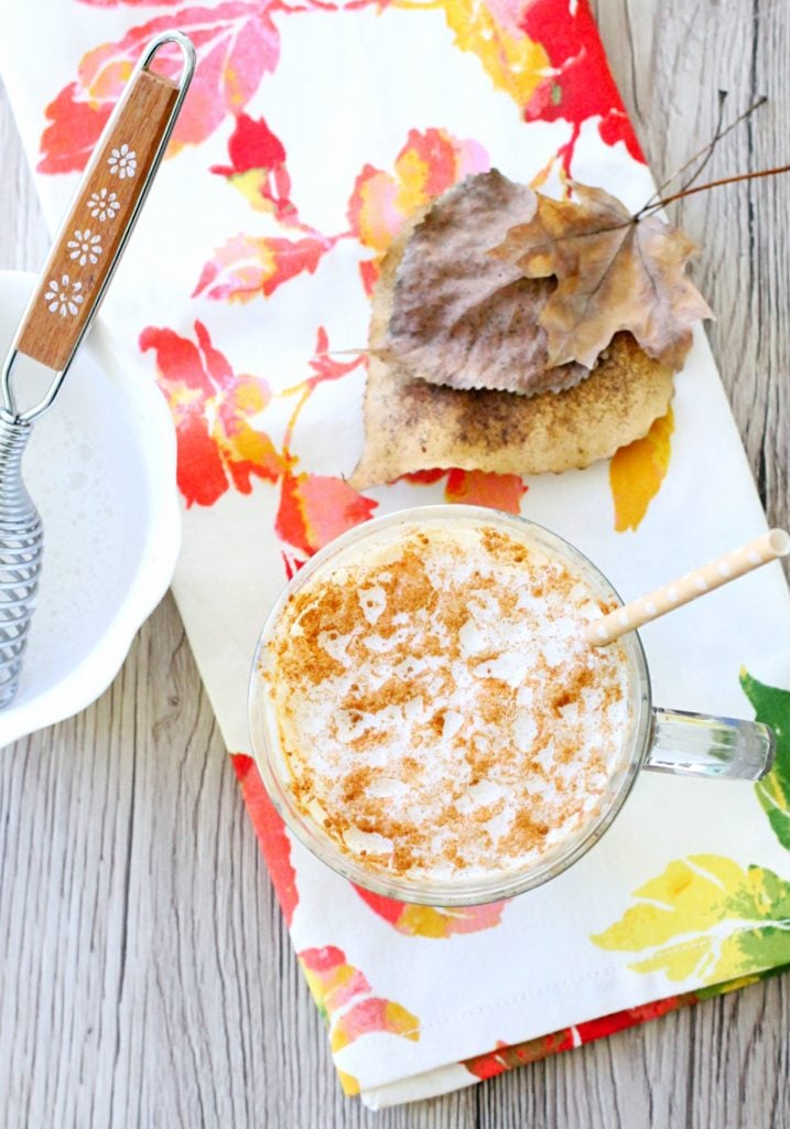Pumpkin Pie Iced Coffee by Foodtastic Mom #donthesitaste