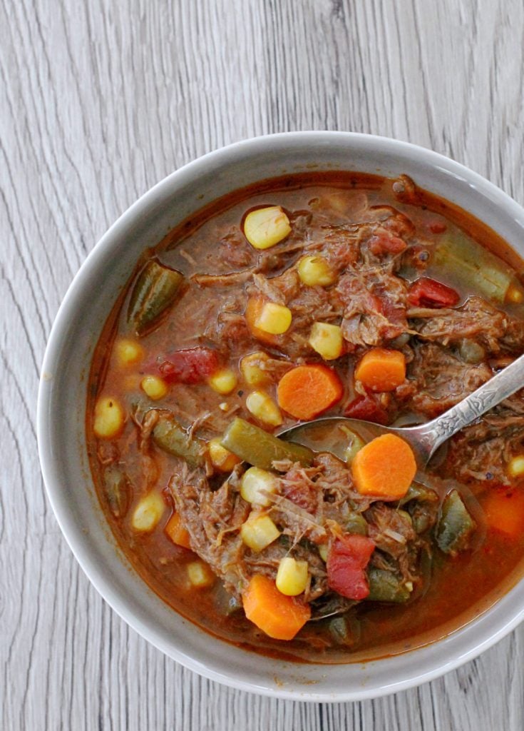 Beef Vegetable Soup - Foodtastic Mom