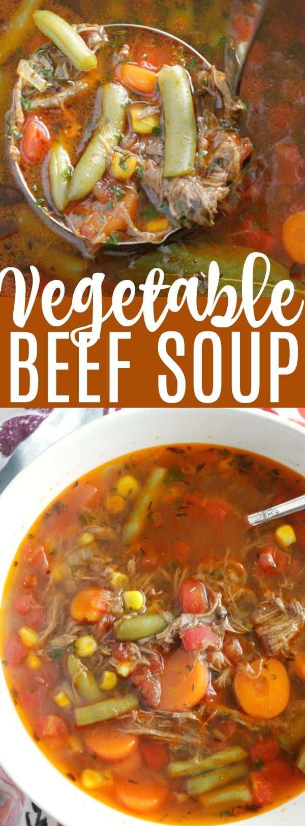 Beef Vegetable Soup | Foodtastic Mom