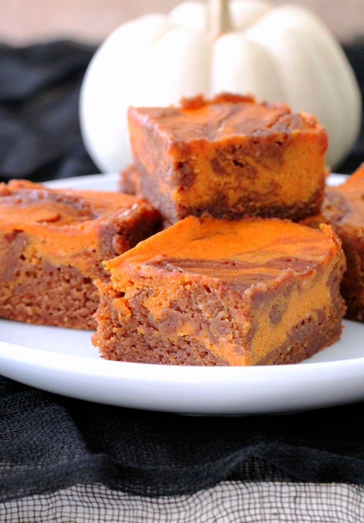 Pumpkin Swirl Brownies by Foodtastic Mom