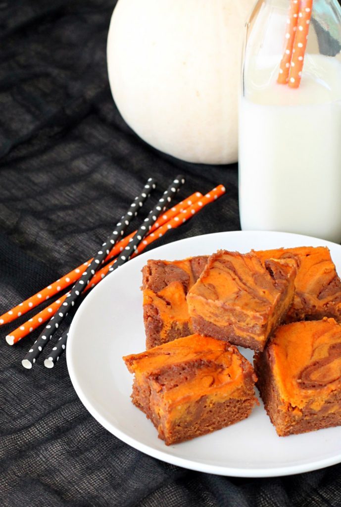 Pumpkin Swirl Brownies by Foodtastic Mom