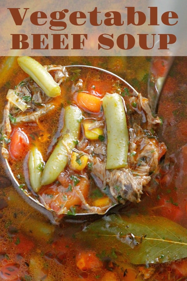 Beef Vegetable Soup | Foodtastic Mom