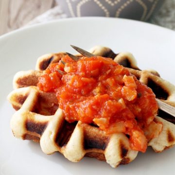 Savory Waffled Stromboli by Foodtastic Mom