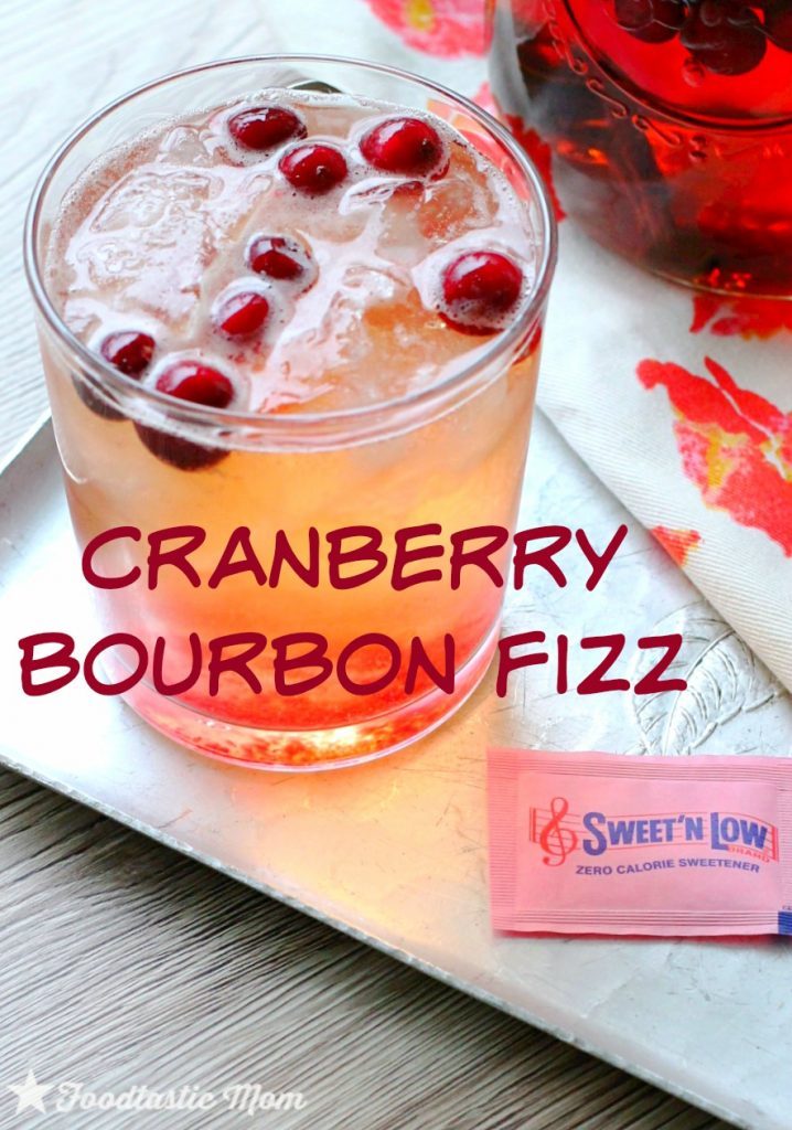 Cranberry Bourbon Fizz by Foodtastic Mom #donthesitaste