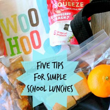 Five Tips for Simple School Lunches by Foodtastic Mom