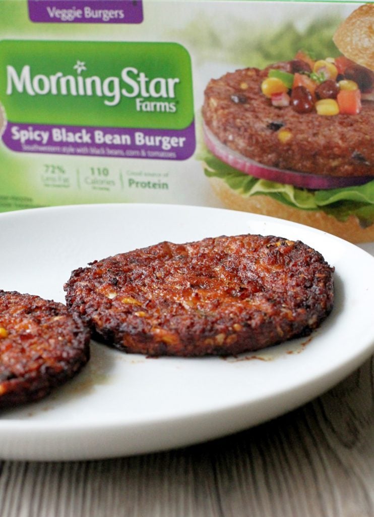 Black Bean Burger Breakfast Burritos by Foodtastic Mom