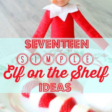 Seventeen Simple Elf on the Shelf Ideas by Foodtastic Mom
