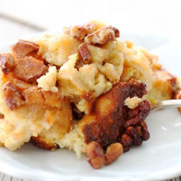 Make Ahead French Toast Casserole by Foodtastic Mom