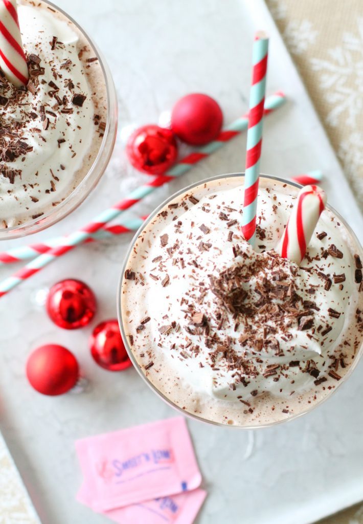 Frozen Hot Chocolate with Sweet’N Low® by Foodtastic Mom #donthesitaste 