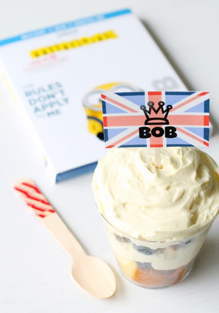 Berry Trifles for Minions Movie Night by Foodtastic Mom