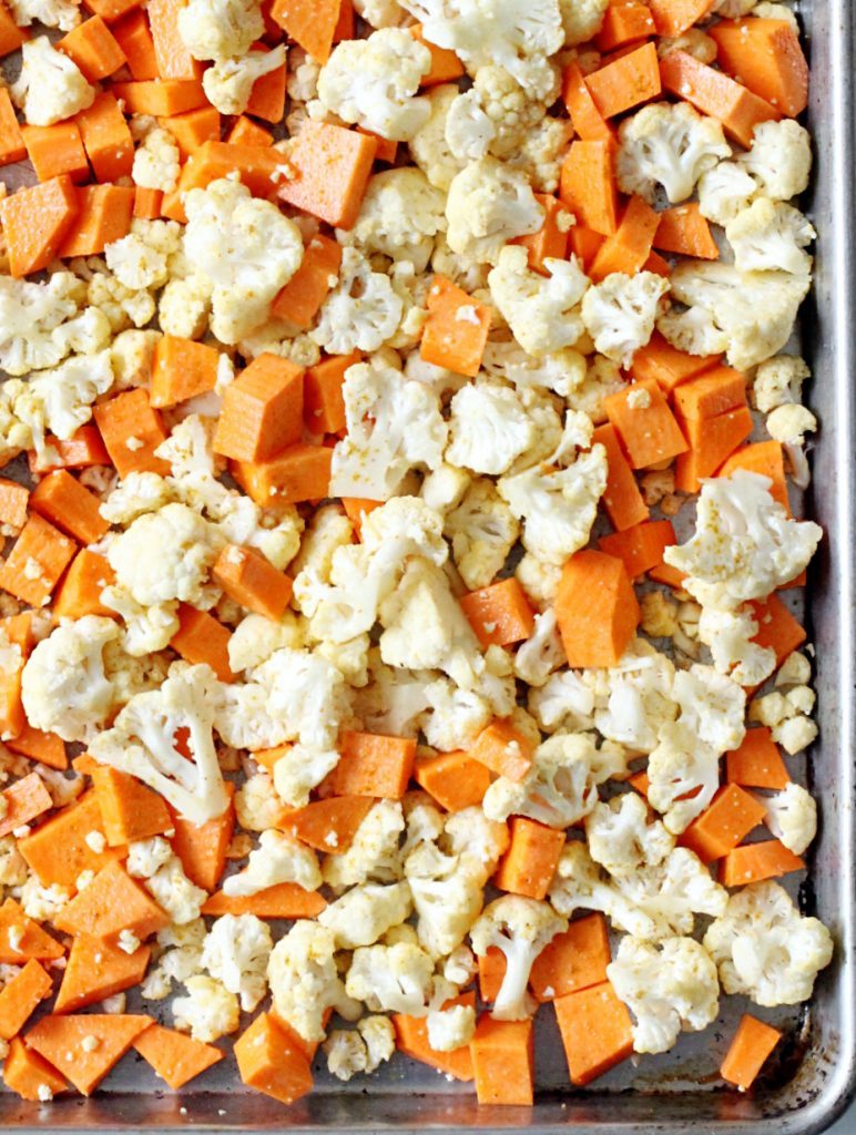Farro Roasted Vegetable Salad by Foodtastic Mom #farro