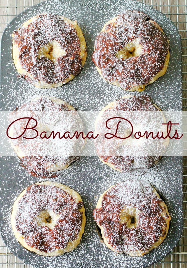 Baked Banana Donuts by Foodtastic Mom