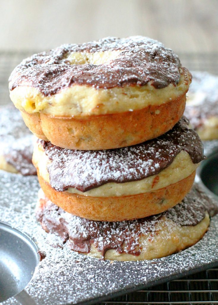 Baked Banana Donuts by Foodtastic Mom