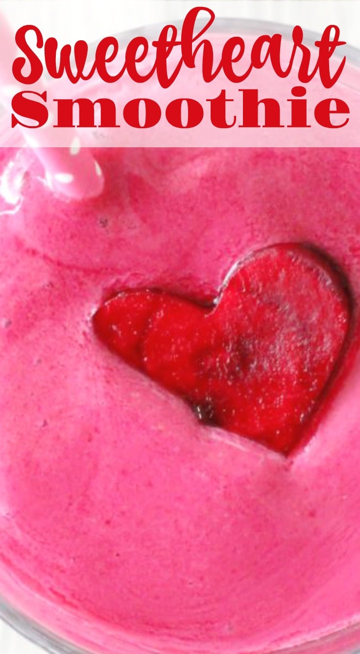 Sweetheart Smoothie - made with fresh beets | Foodtastic Mom