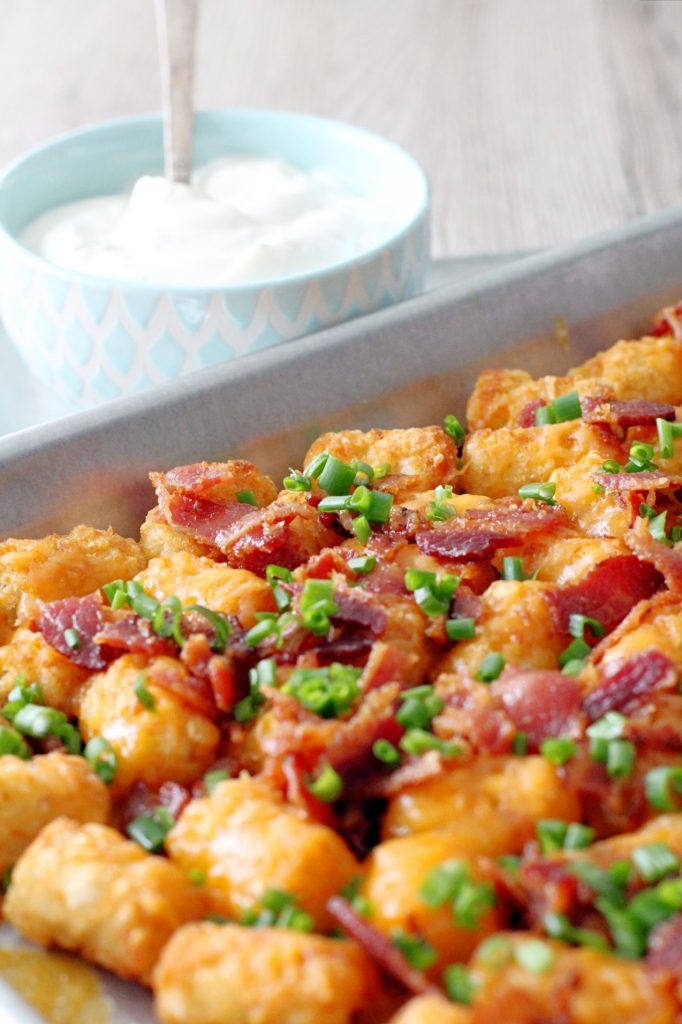 Loaded Totchos by Foodtastic Mom #KraftFoods #OreIda #ad