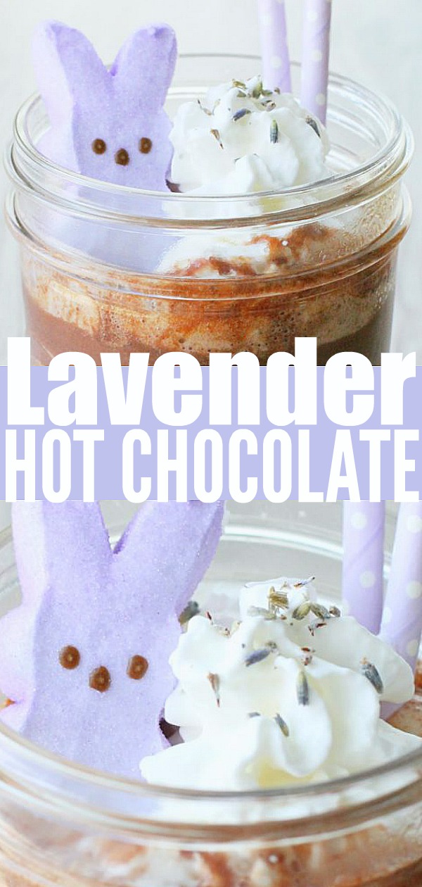 Lavender Hot Chocolate | Foodtastic Mom #hotchocolate #hotchocolaterecipeeasy