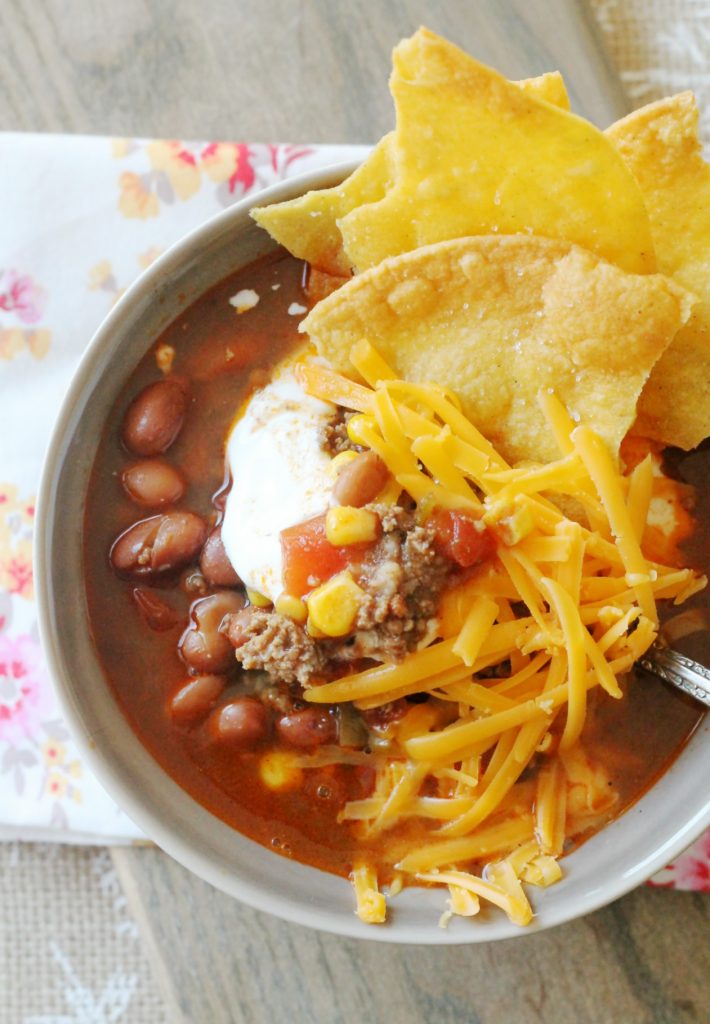 The Best Taco Soup by Foodtastic Mom
