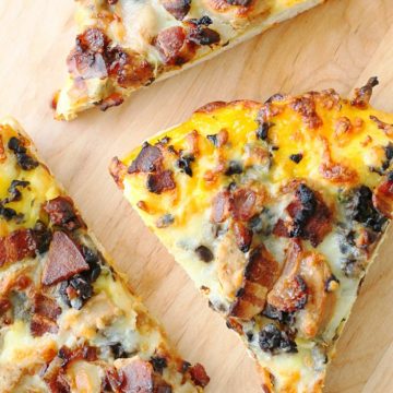 Ballpark Brat Pizza by Foodtastic Mom