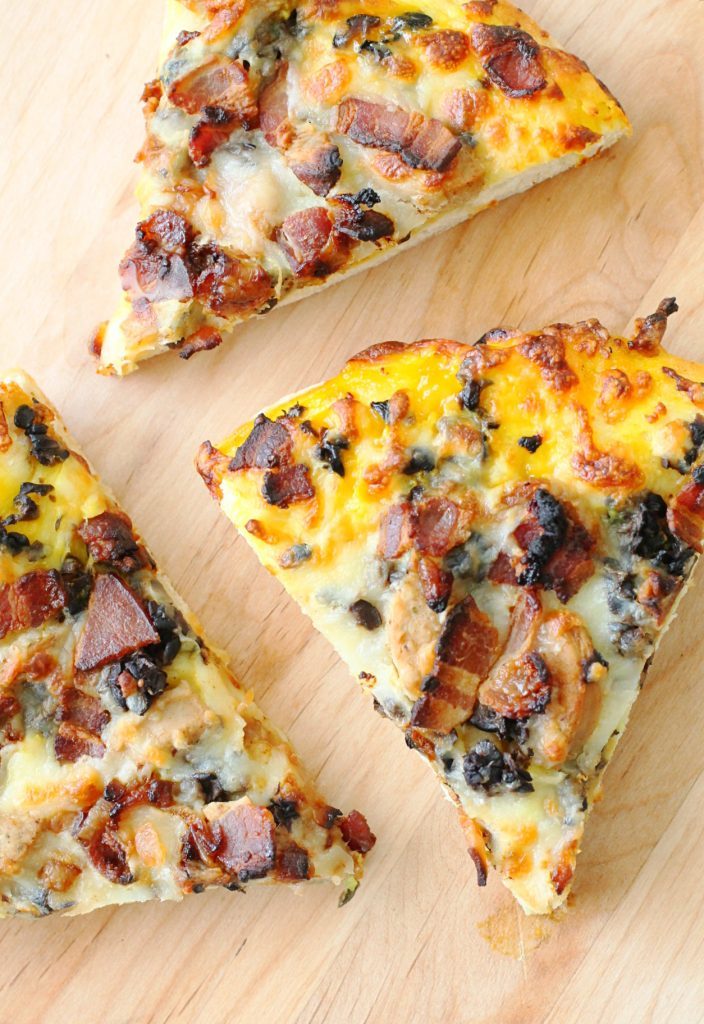 Ballpark Brat Pizza by Foodtastic Mom